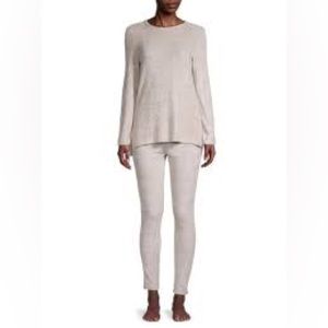 Natori Textured Cozy Pajamas in Oatmeal SMALL NWT